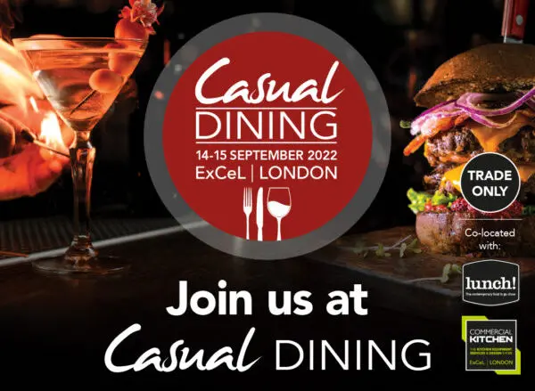 casual dining show leaflet promo