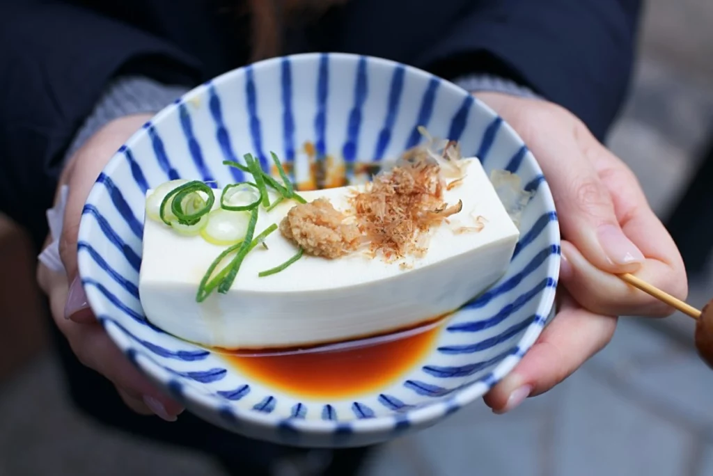 image of tofu on a plate