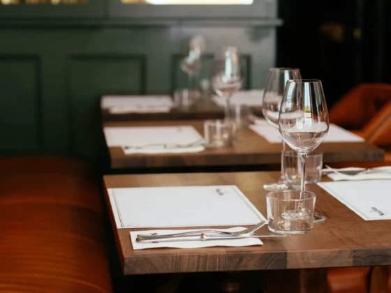 image of wine glasses on a table