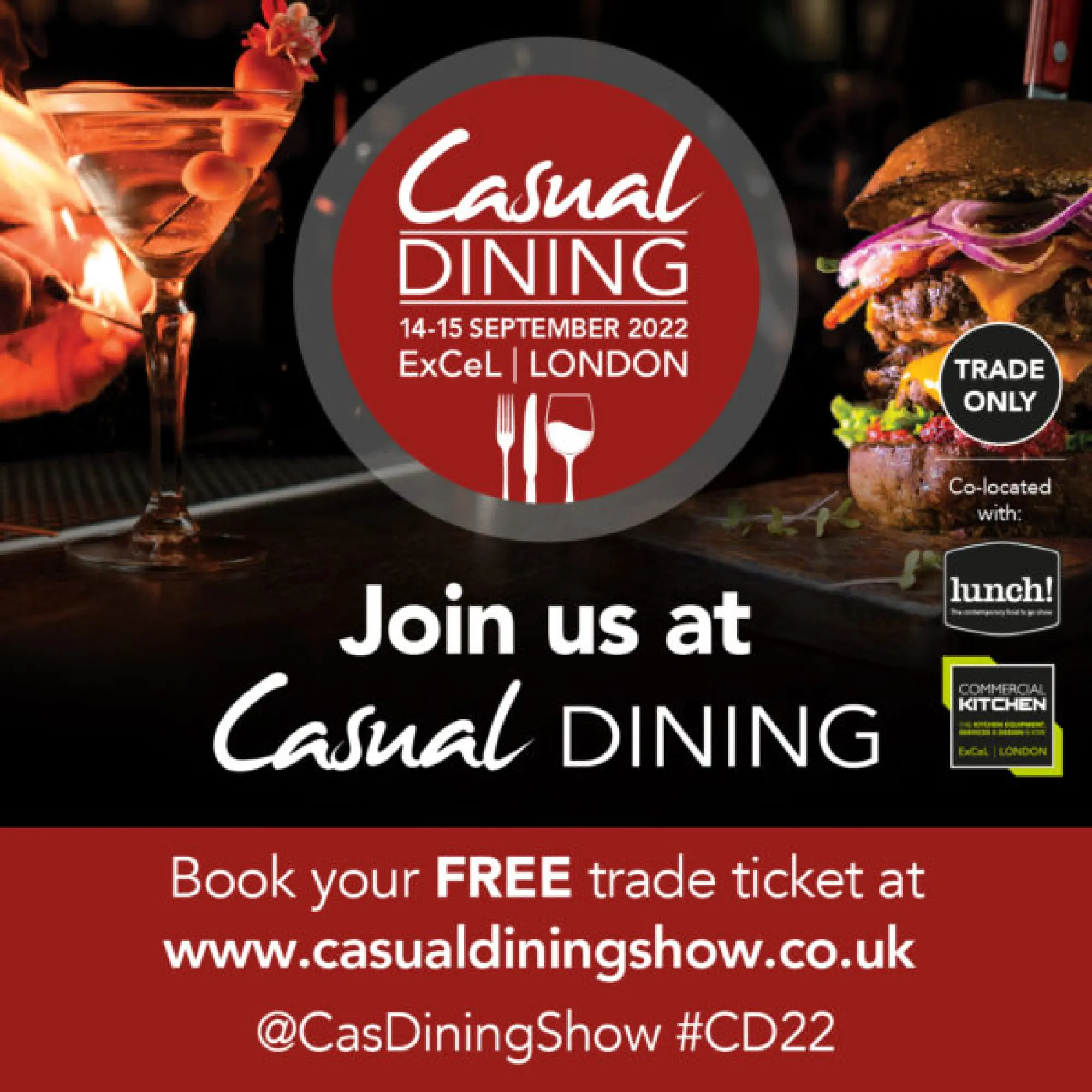 casual dining show poster promo