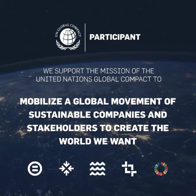 un global compact participant poster