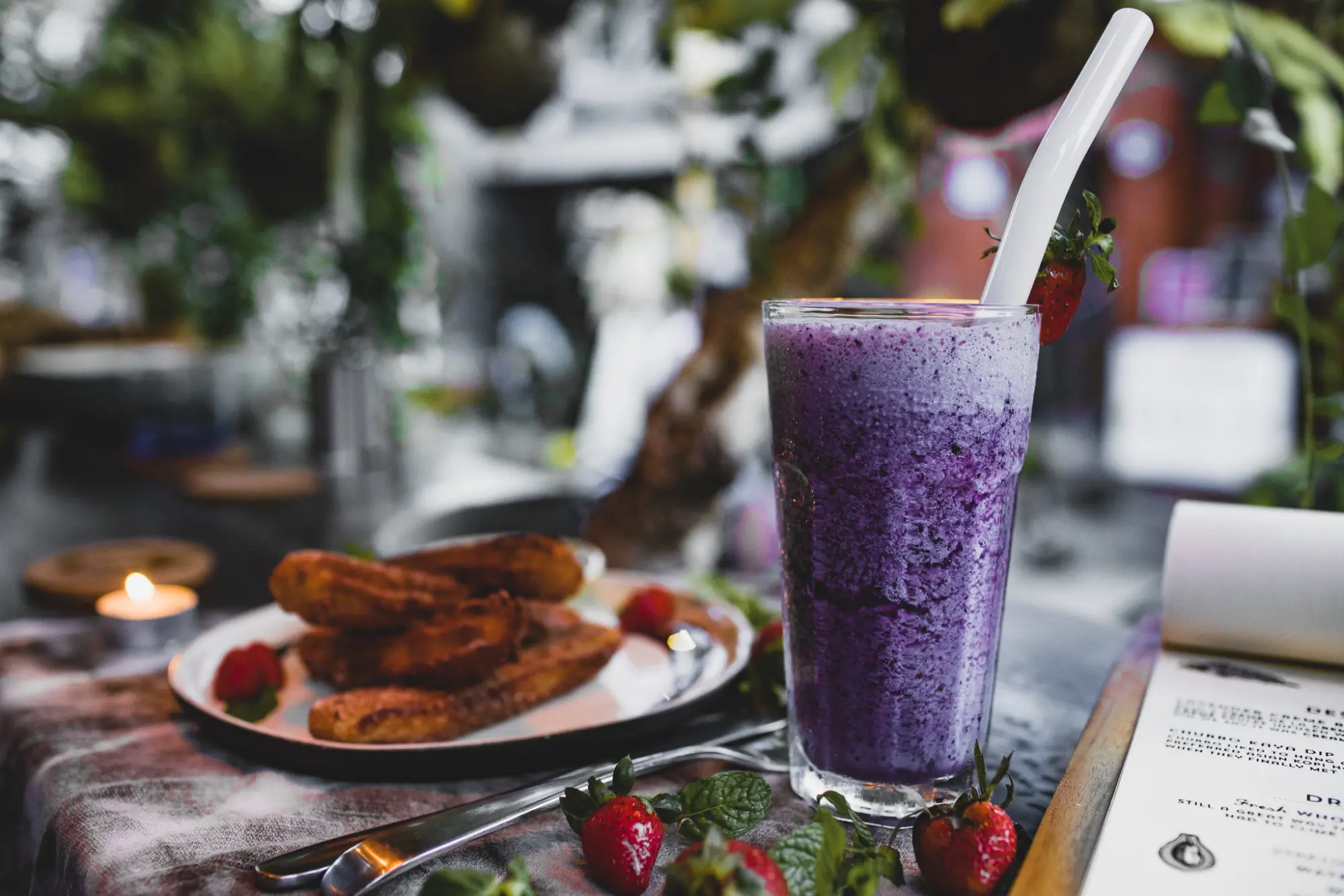 image of healthy food in a restaurant