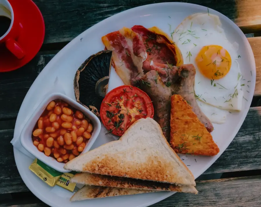photo of a cooked breakfast