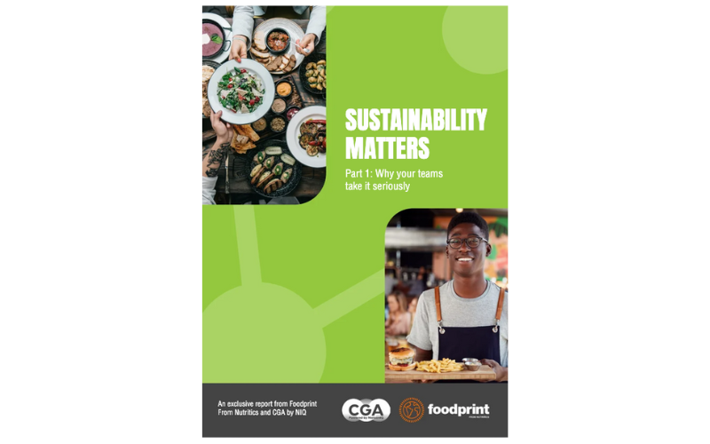 front page of sustainability matters ebook - employee report